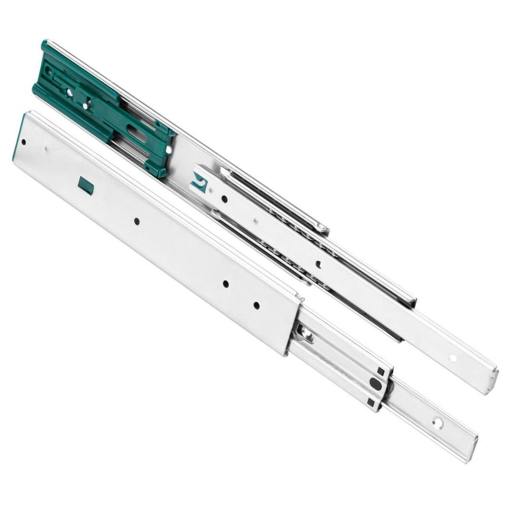 GTV-Kugellagerführung, H53, L=900 mm, volle Verlängerung, weiches Schließen, Tragfähigkeit 100 kg