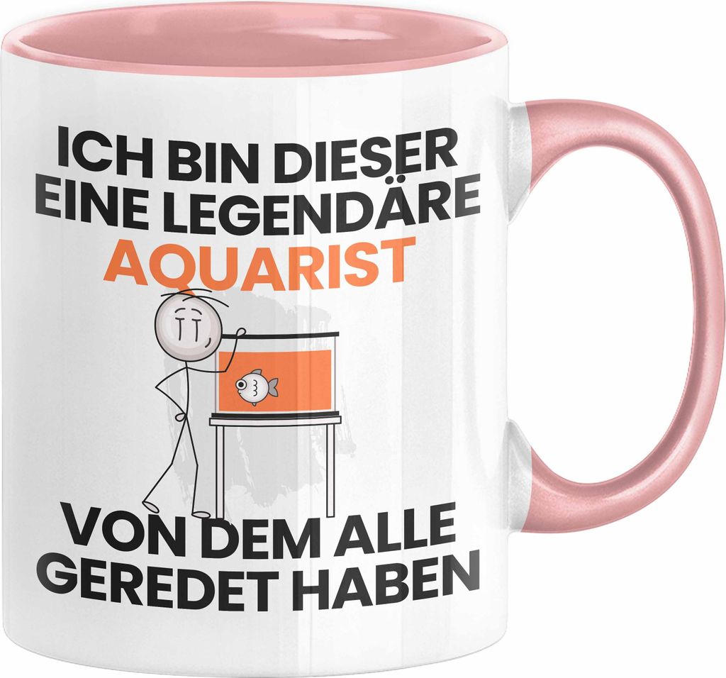 Aquarist Geschenk Tasse Lustige Geschenkidee Geburtstag für Aquarist Ich Bin Dieser Legendäre Aquarist Von Dem Alle Geredet Haben Kaffee-Becher (...