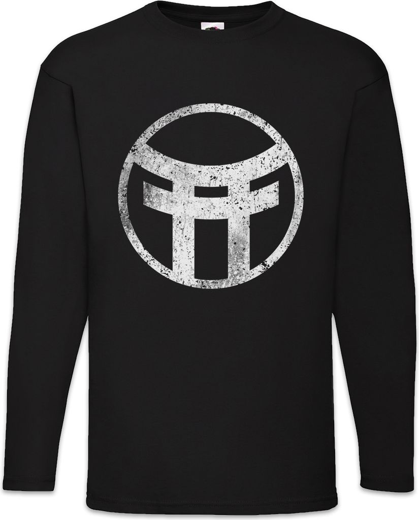 Urban Backwoods Vintage Yashida Clan II, Langarm T-Shirt, Farbe: Schwarz, Größe: 3XL