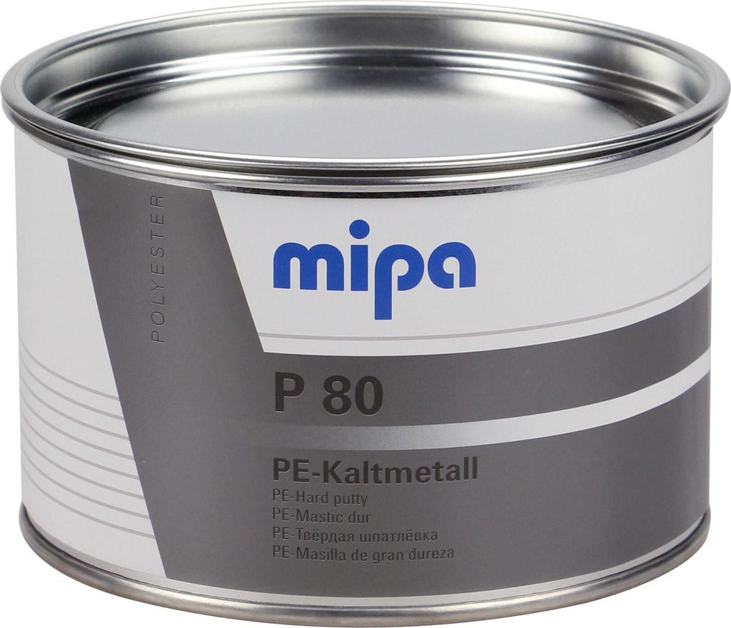 MIPA P80 Stucco metallico a freddo 1kg incl. indurente Immagine del prodotto 