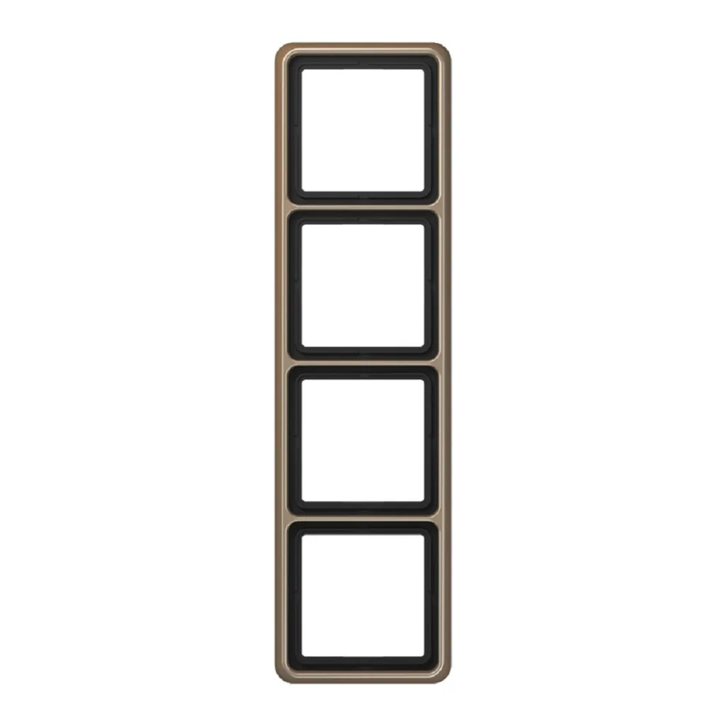 Cadre 4 photos bronze doré CD 584 GB - Finition haut de gamme et luxe