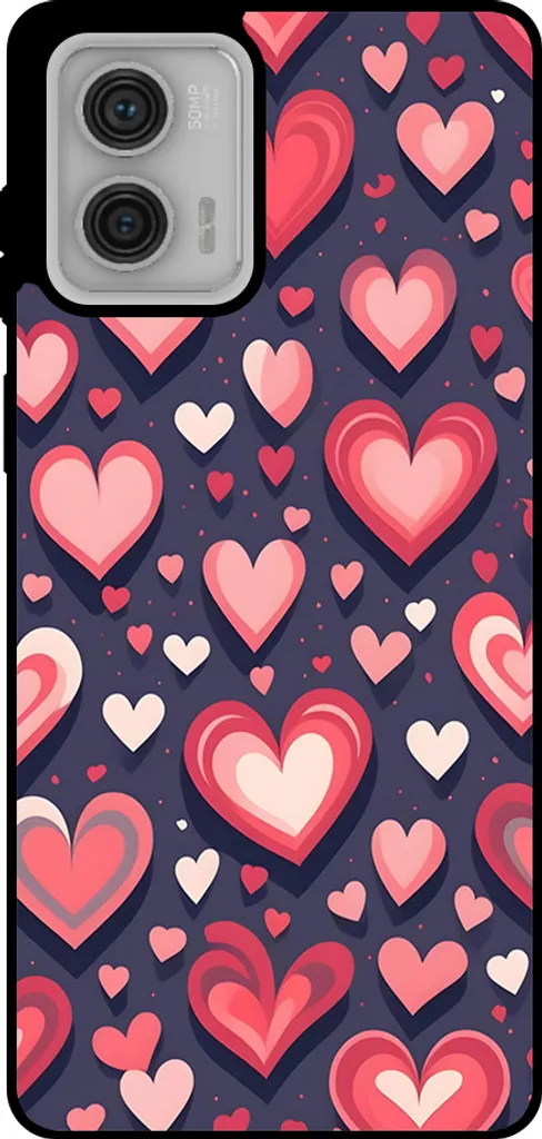 Custodia Protettiva Motorola Moto G73 - Design Cuore in TPU