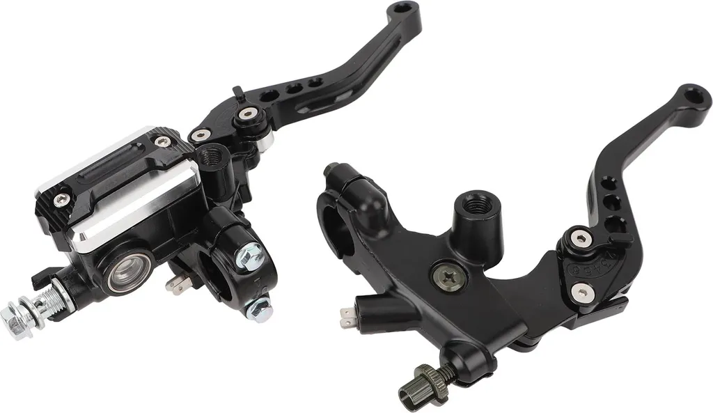 Kit leviers moto 22mm noirs pour réparer frein et embrayage usés