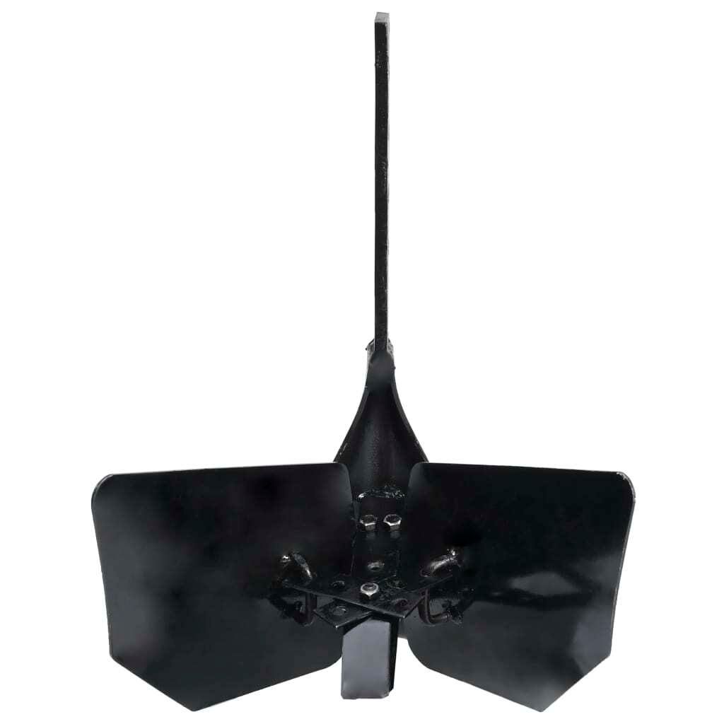 "Rabatt 2026" Pflug-Zubehör Schwarz Metall - Gartenfräsen langlebig2358