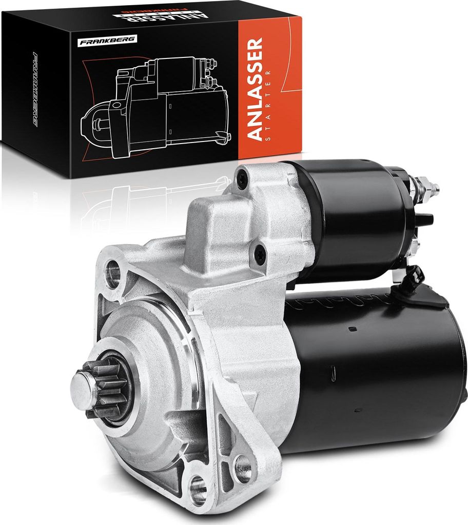 Frankberg 1x Anlasser Starter für VW Golf III Cabriolet IV Polo Classic Passat New Beetle Scirocco Sharan Vento