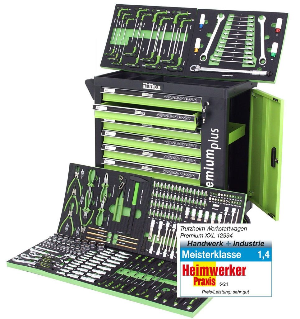 TRUTZHOLM Werkstattwagen Premium Plus 254-tlg. – bestückt, Produktbild 