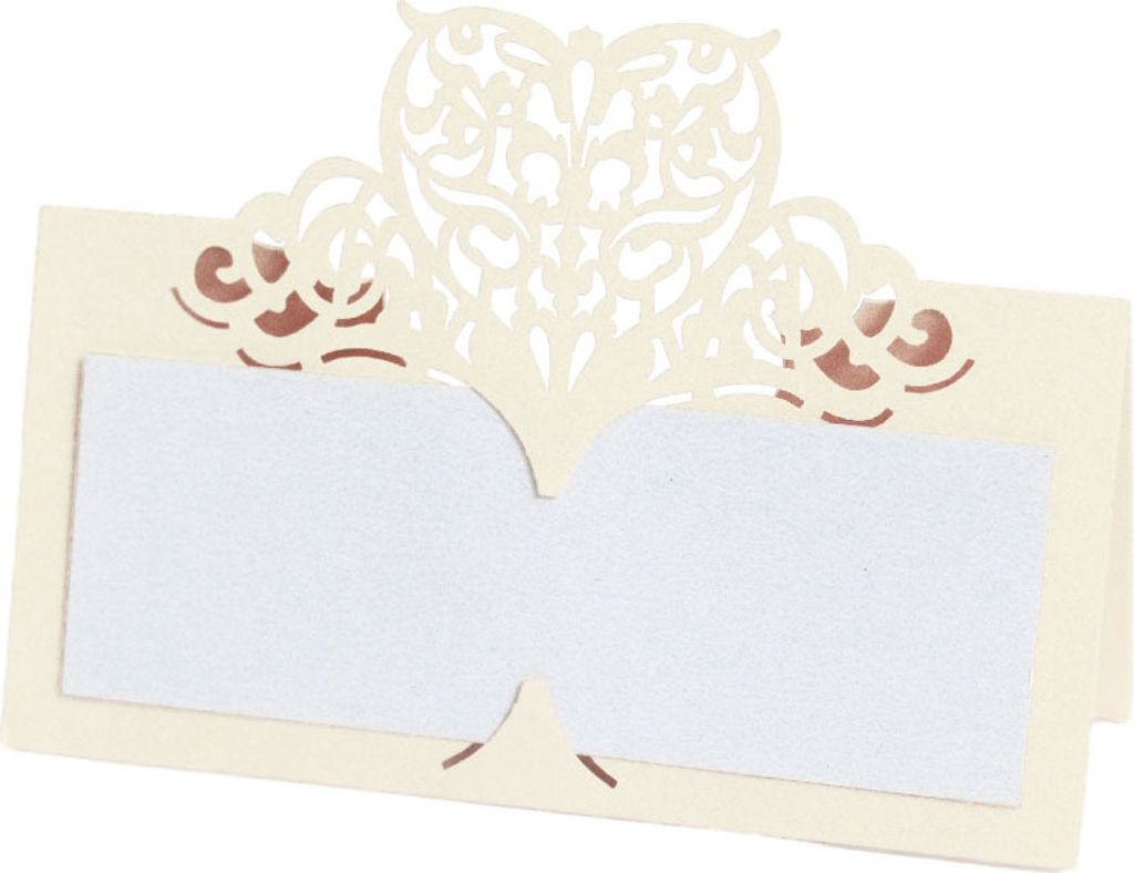 Satz Von 50 Stš¹ck Tischkarten Tisch Name Karten, Laser Cut Sweet Heart Papier Sitznummern Karten Fš¹r Hochzeit Geburtstag Party Dekoration