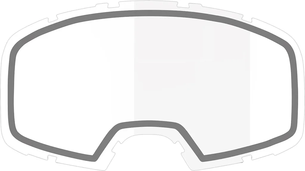 Écran iXS Double Vitrage Anti-buée pour Casque Moto, Clair Transparent