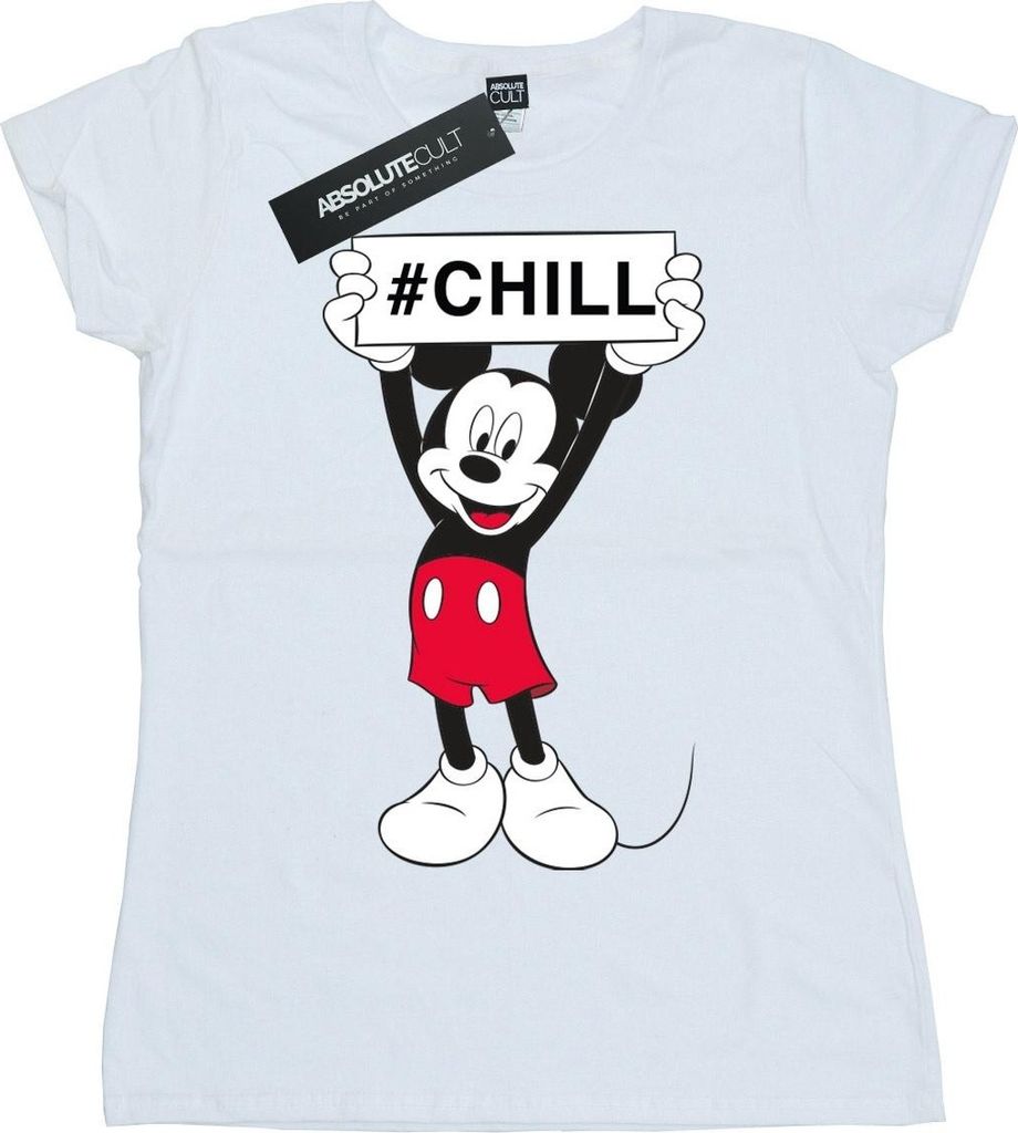 Disney - "Chill" T-Shirt für Damen BI31236 (XL) (Weiß)
