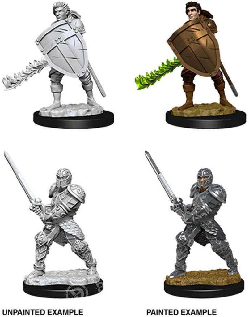 Dungeons and Dragons: Nolzurs Marvelous Unpainted Miniatures – Männlicher menschlicher Kämpfer