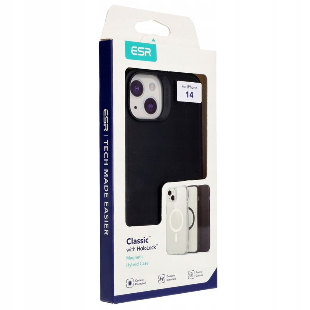 ESR Schützhülle Case Cover Handyhülle MagSafe für Apple iPhone 13 / iPhone 14 Schwarz