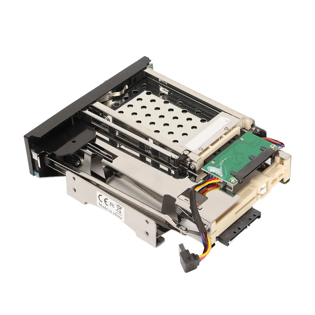 Support interne pour étendre le stockage PC avec deux disques durs SATA
