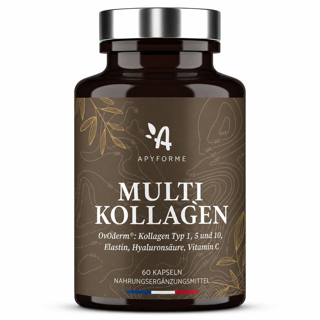 Apyforme - Kollagen + Hyaluronsäure - 60 Kapseln - Multikollagen