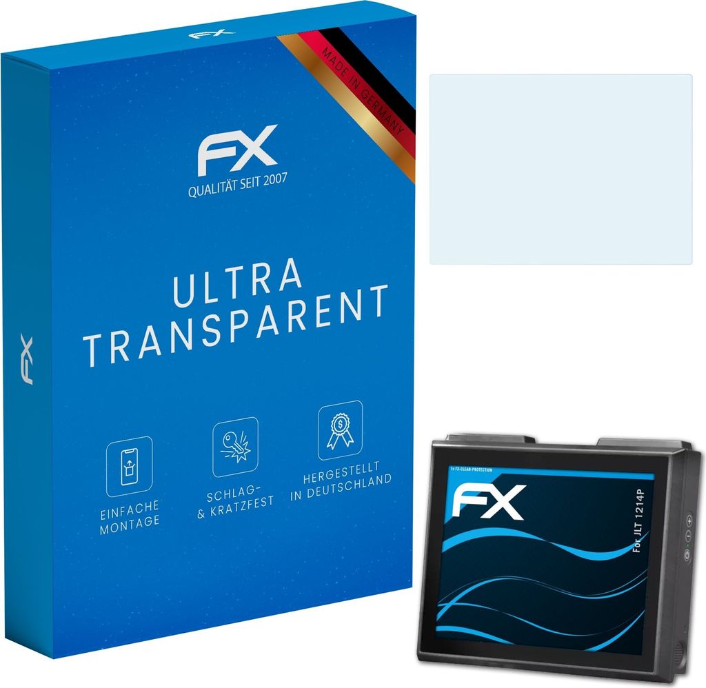 atFoliX FX-Clear Schutzfolie kompatibel mit JLT 1214P Displayschutzfolie