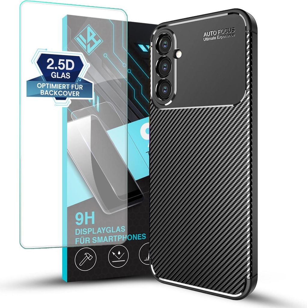 Handy Hülle für Samsung Galaxy A54 5G mit 9H Displayglas Produktbild 