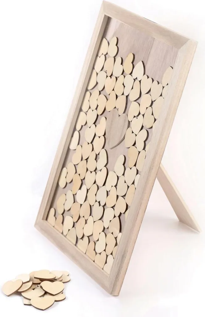 Cadre à messages DIY pour mariage et anniversaire - Livre d'or bois
