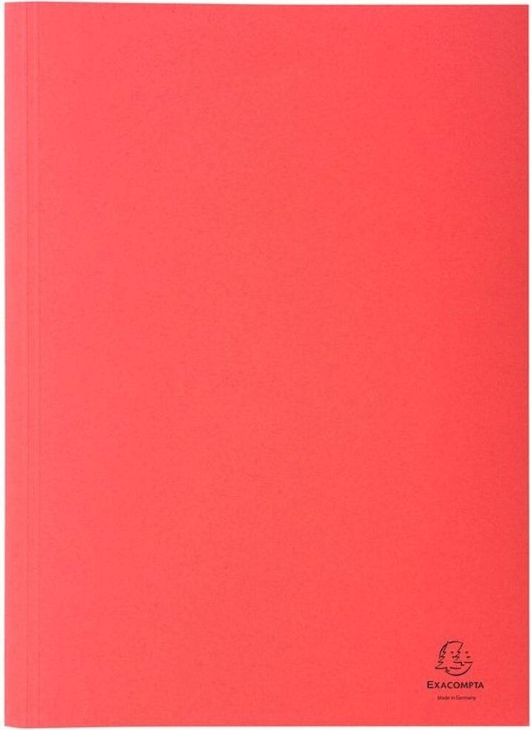 Exacompta 389003B Einband für Mappen, rot, A4, Produktbild 