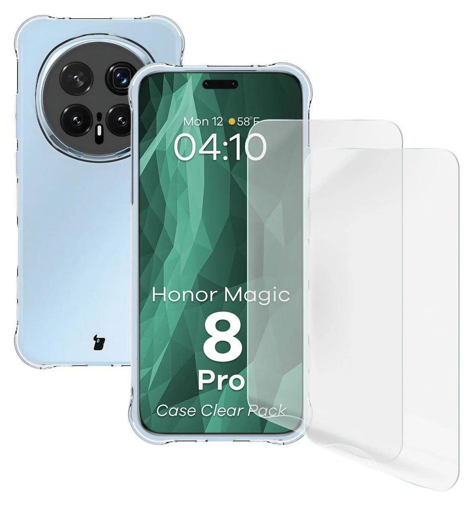 Handyhülle + 2x Folie für Honor Magic8 Pro, Bizon Case Produktbild 