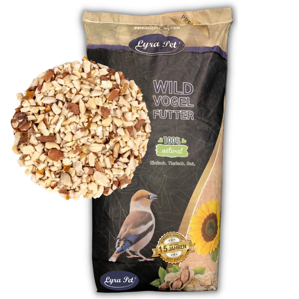 25 kg Lyra Pet® Erdnusskerne gehackt mit Haut Neue Ernte Produktbild 