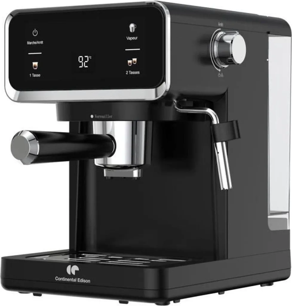 Continental Edison CEME19B Super Automatica Nera - Espresso 19 Bar