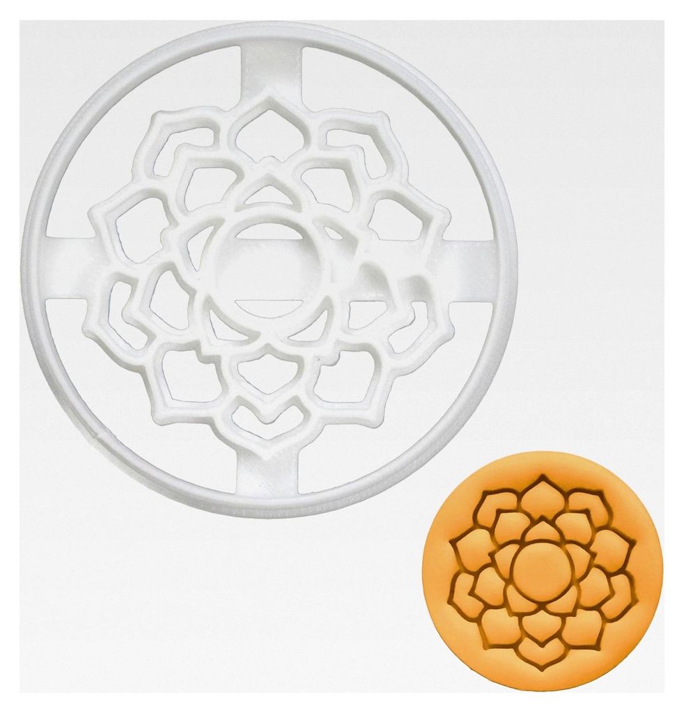 Yoga-Chakren Ausstechform (Sahasrara), 1 Stück