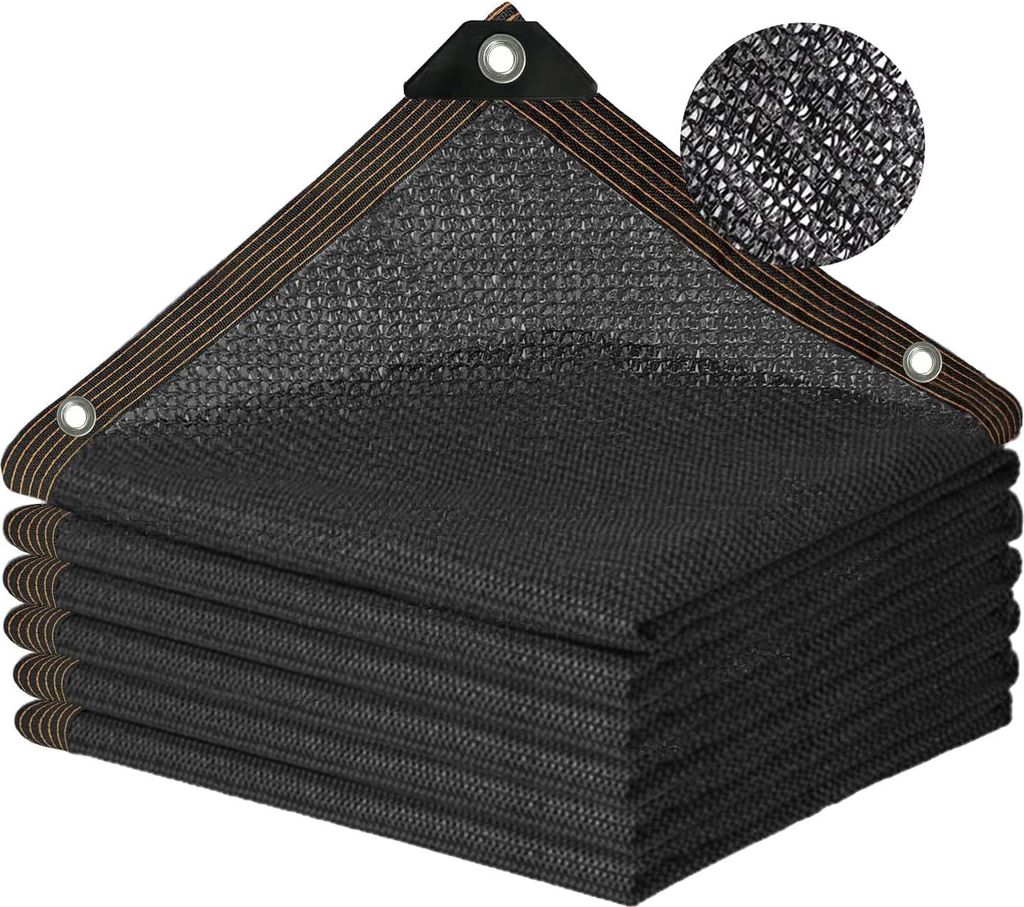 3×4 M Schattierungsnetz für Gewächshaus,Sonnenschutznetz mit Ösen,Sichtschutzgewebe 90% Schattierwirkung,Schattennetz Garten,Sonnenschutz Netz ...