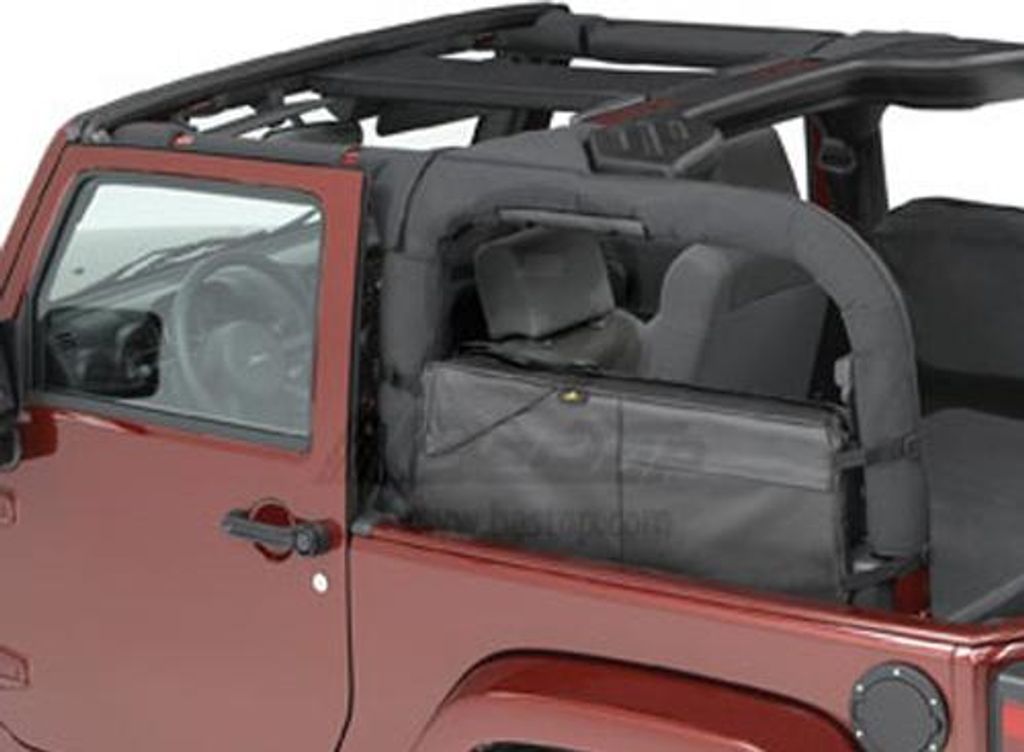 Heckstautasche schwarz seitlich Seitentaschen Jeep Wrangler JK 07-17