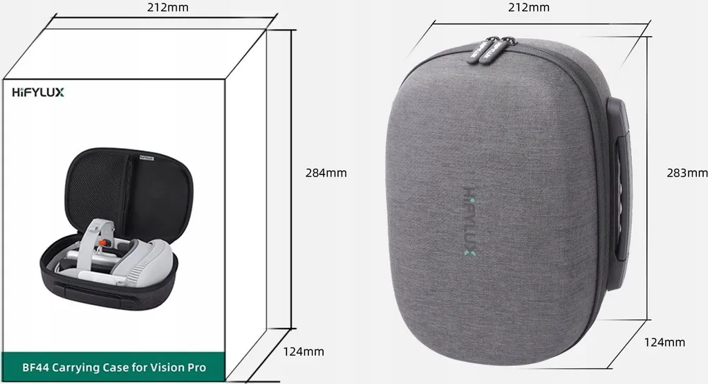 Étui Apple Vision Pro AP-BF44-D avec Coque Renforcée et Anti-Rayures
