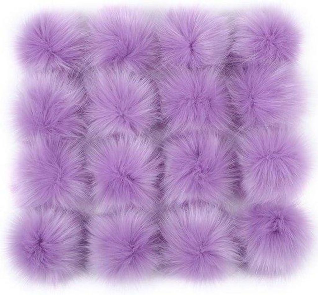 Weiche Pompons 12-15 cm für DIY Dekoration