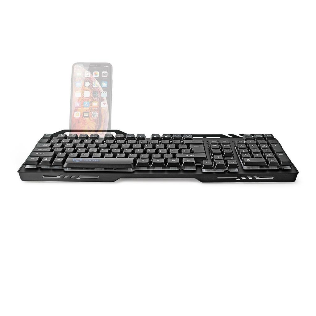 Nedis Wired Gaming Keyboard - USB 2.0 - Folientasten - LED - US international - US-Layout - Stromversorgung über USB - Netzkabellänge: 1.50 m - G...
