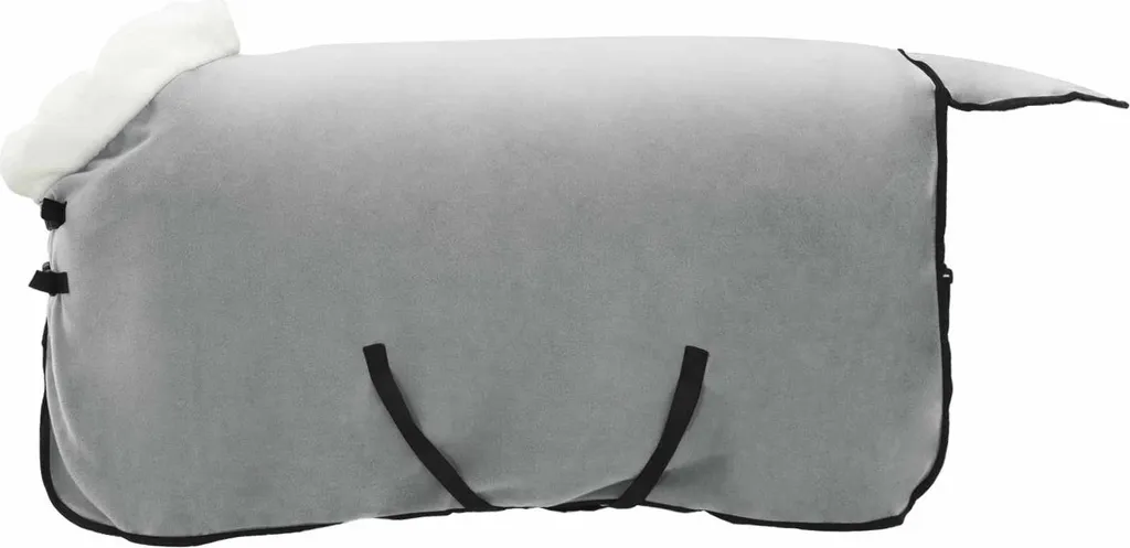 Évitez le froid : Couverture cheval polaire 75 cm grise absorbante