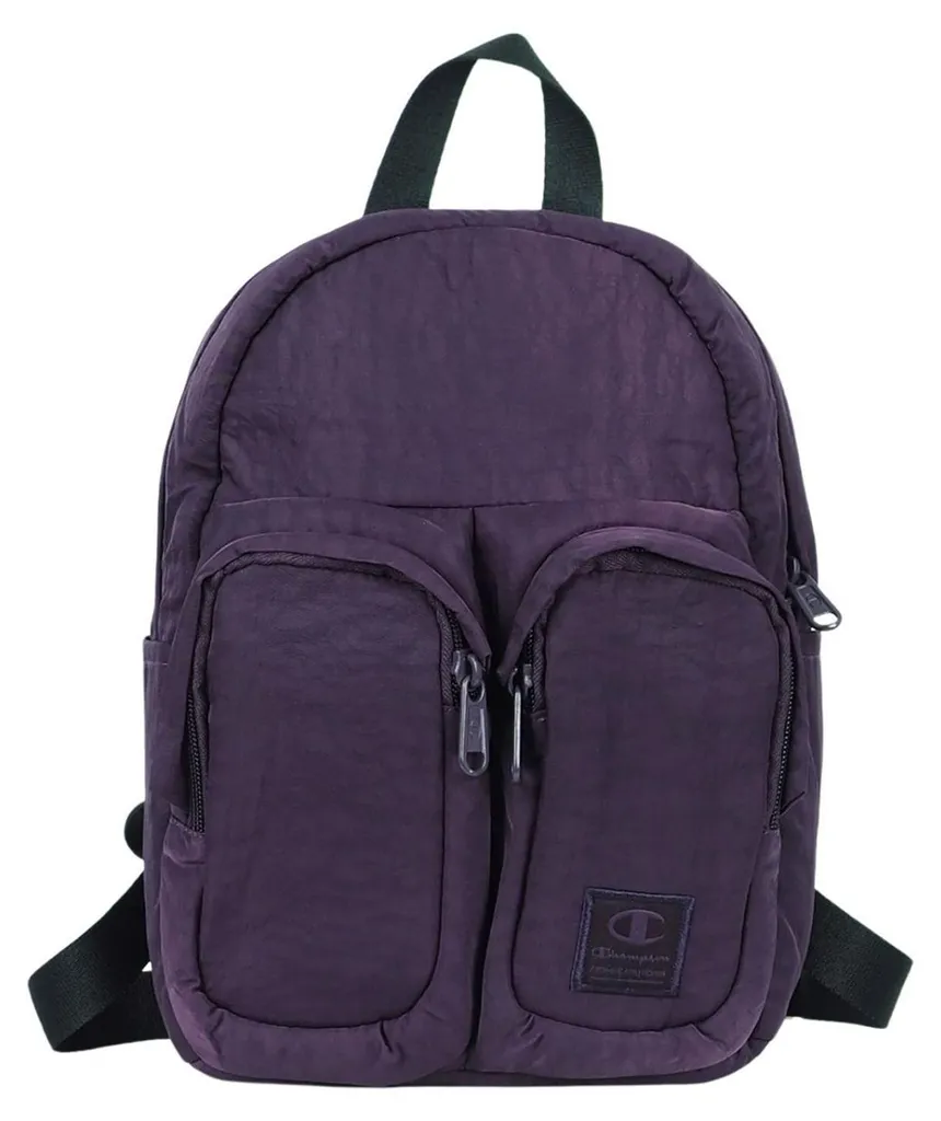 Sac à dos compact Champion violet 6l avec logo imprimé et zips