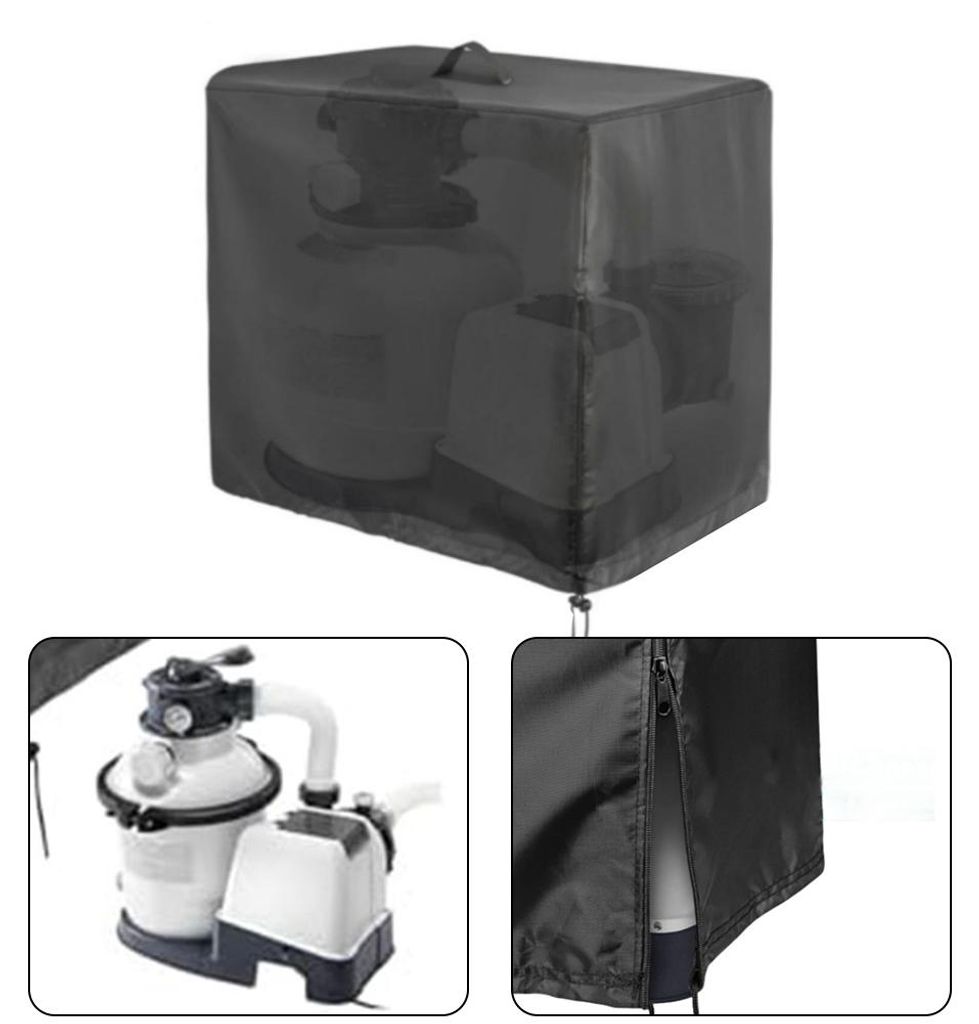 Poolpumpen Abdeckung 84 x 61 x 86 cm, wasserdichte Produktbild 
