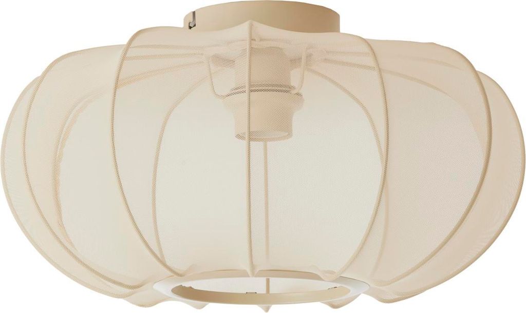 Light & Living - deckenleuchte - Plumalia - beige - textil - deckenleuchte - E27 - 9208227