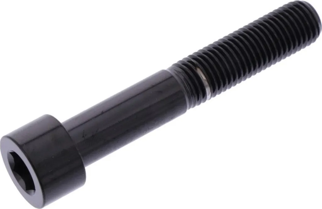 Boulon à tête cylindrique M10x60mm en inox V4A noir ultra résistant