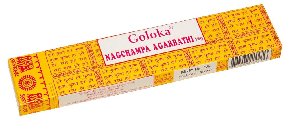 Goloka Räucherstäbchen "Nag Champa" 16gr. Produktbild 