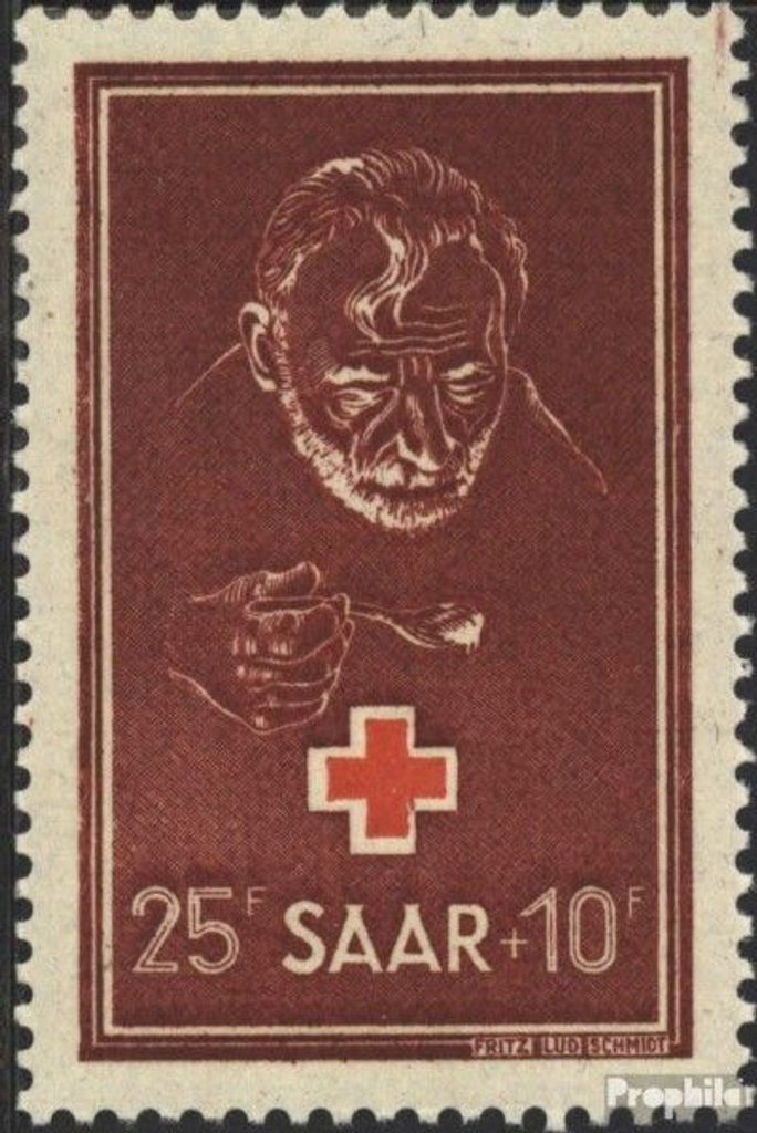 Briefmarken Saarland 1950 Mi 292 (kompl.Ausg.) postfrisch Rotes Kreuz
