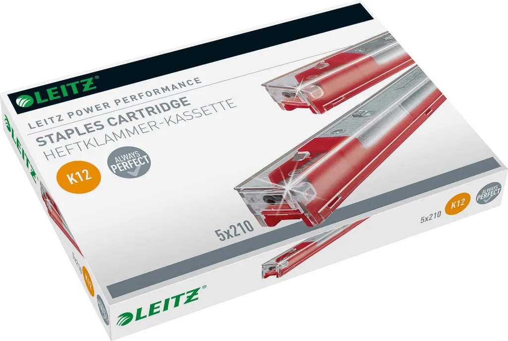 Recensione Punti Leitz 5594-00-00 K12: 5 Cassette Rosse per High Performance