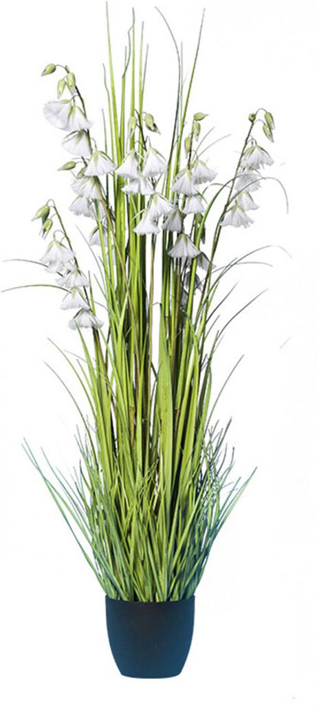 360Home Schilfgras Simulation Blumentopf Indoor dekorative Künstpflanze künstliche Pflanze 1.5m Grün