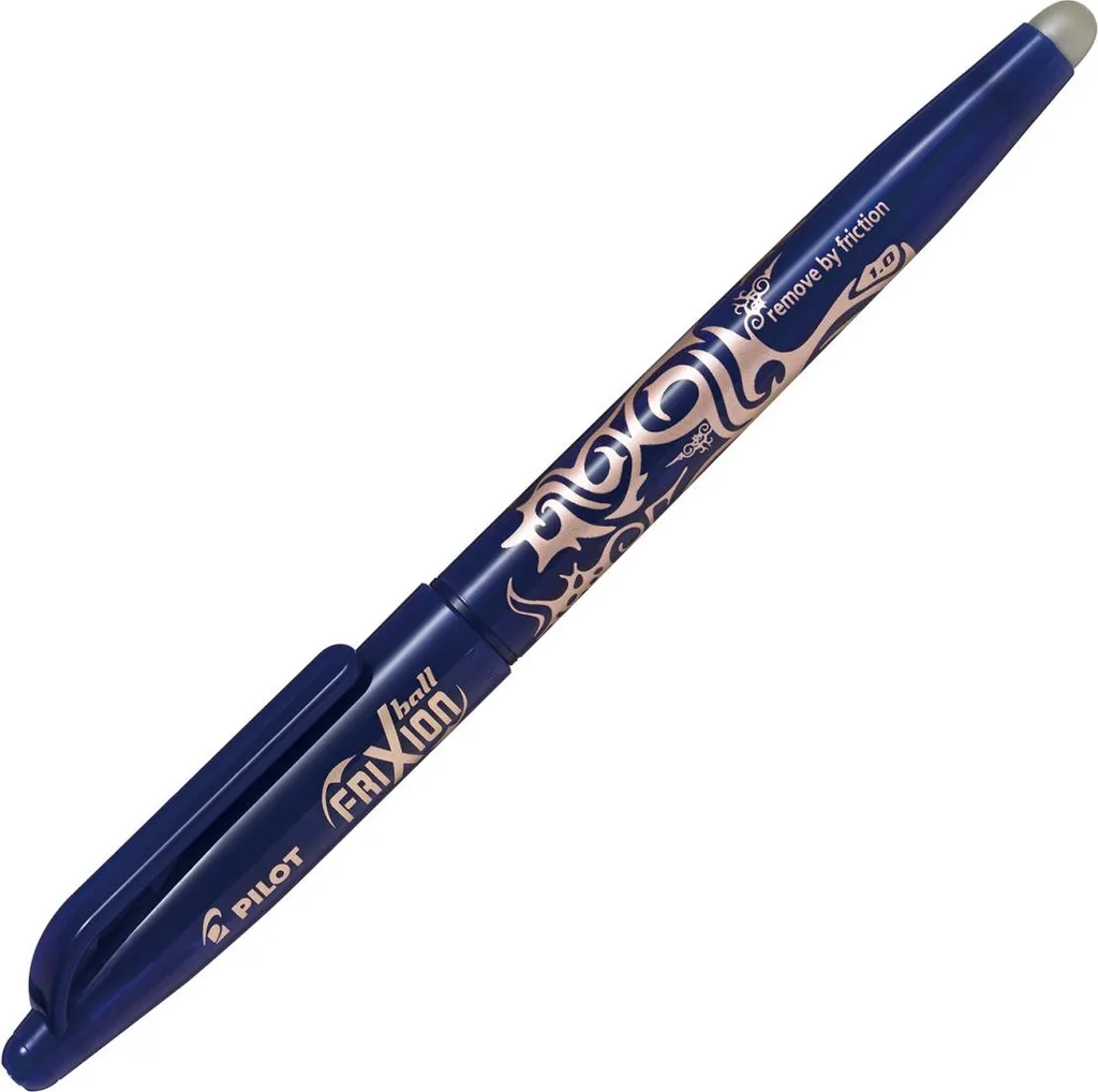 Stylo Roller à Encre Gel Effaçable Bleu Pilot FriXion Ball Pointe Moyenne