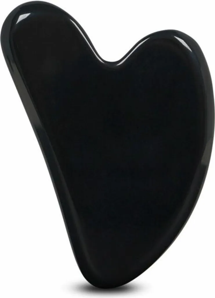 Gua Sha Ossidiana Nera: Tool Scultoreo per Massaggio Linfatico Viso
