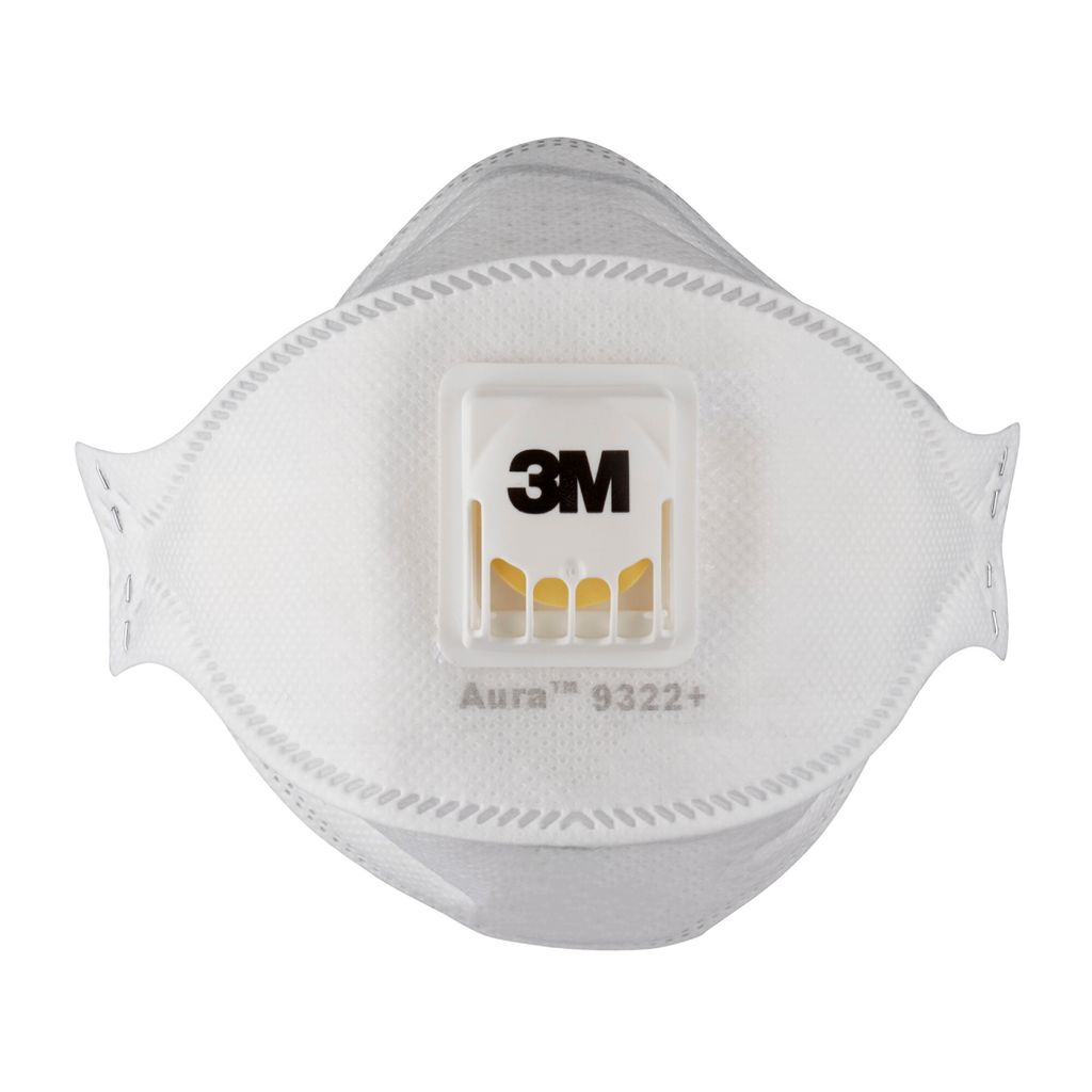 3M™ Aura™ Comfort Cool Flow™ Atemschutzmaske 10er Pack - Produktbild 
