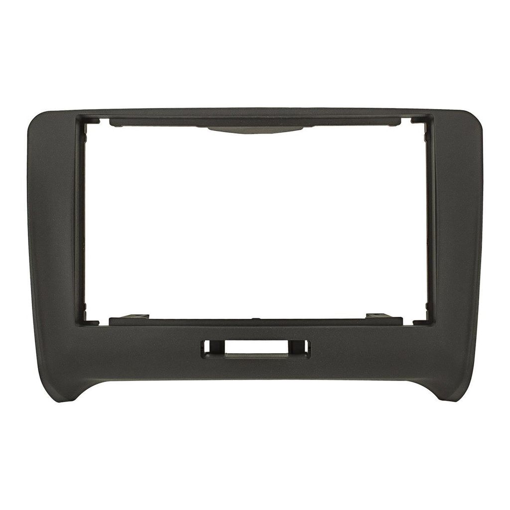Doppel DIN Radioblende kompatibel mit Audi TT 8J 2007-2014 schwarz