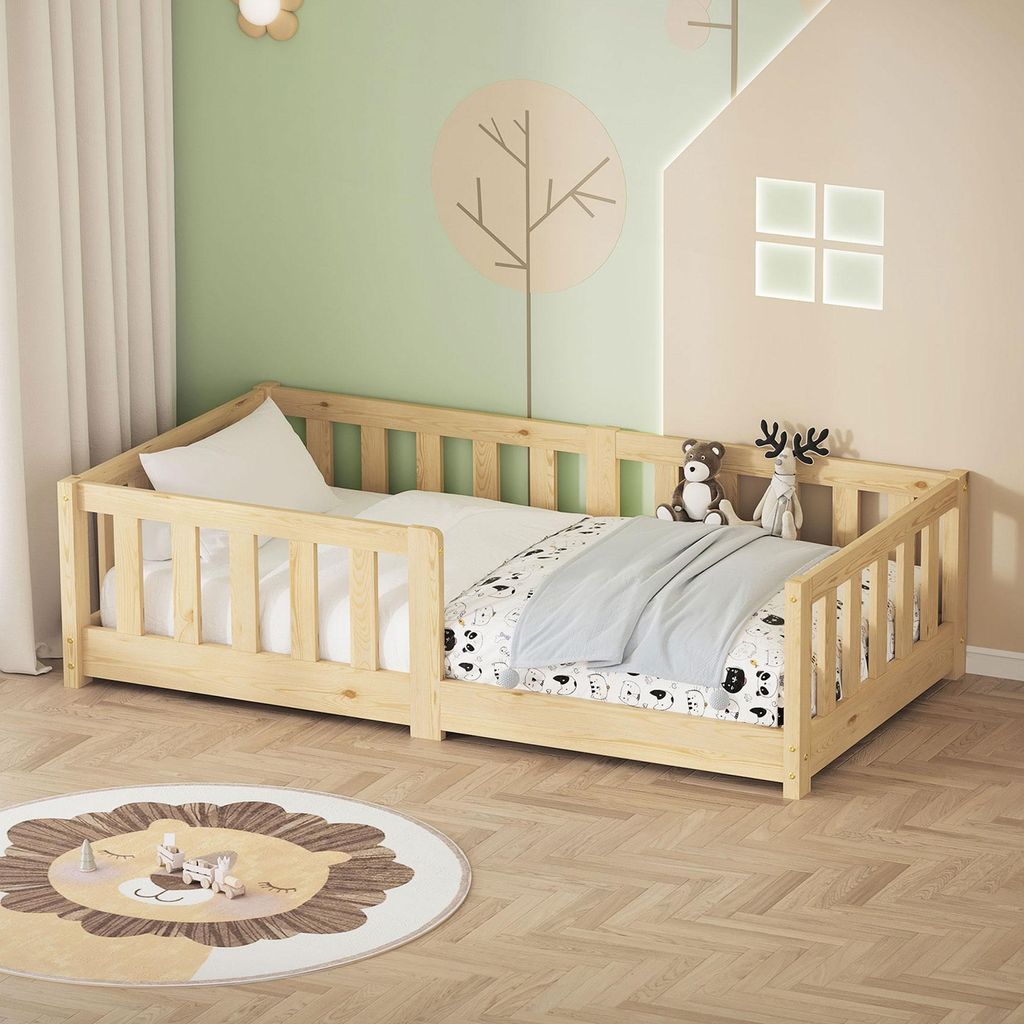 ML-Design letto per bambini 70x140 cm letto da terra Immagine del prodotto 