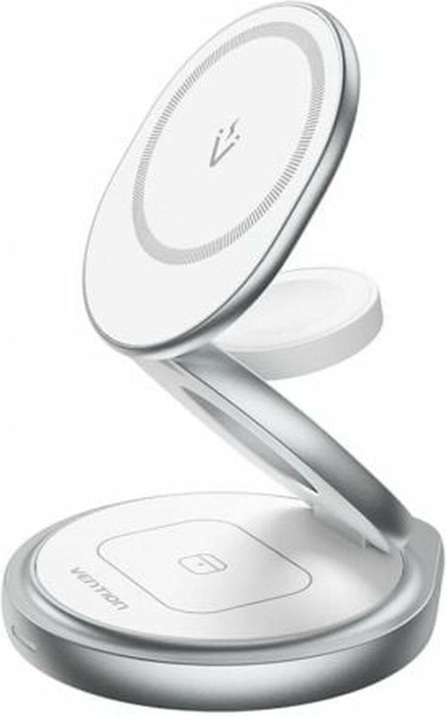Vention 3in1 360° Wireless Folding MagCharger, White Obrázek produktu 