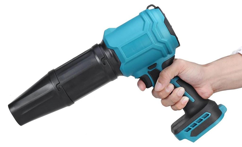 Akku Laubbläser - Kabelloser Handbläser - 13 Stufen - 2 Akkus enthalten - Turbo Jet-Ventilator - Bürstenmotor - Für Autotrocknung & Staubblasen