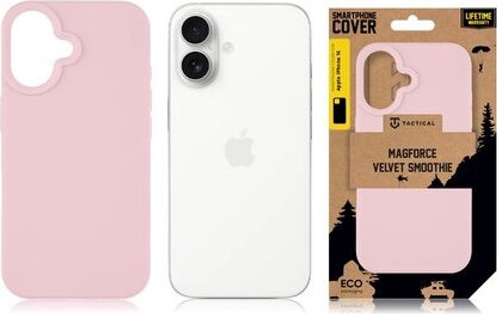 Tactical Back Cover MagForce Velvet Smoothie iPhone 16 pink panther
