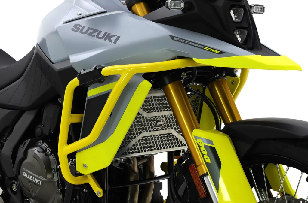 Protection Moto Suzuki V-Strom : Tubulure Isotta Jaune pour le Trail