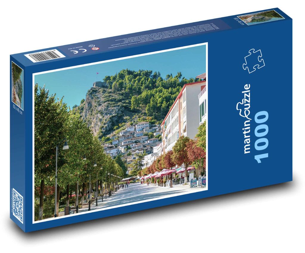 Puzzle 1000 Miasto pod twierdzą, Albania - martinpuzzle Zdjęcie produktu 