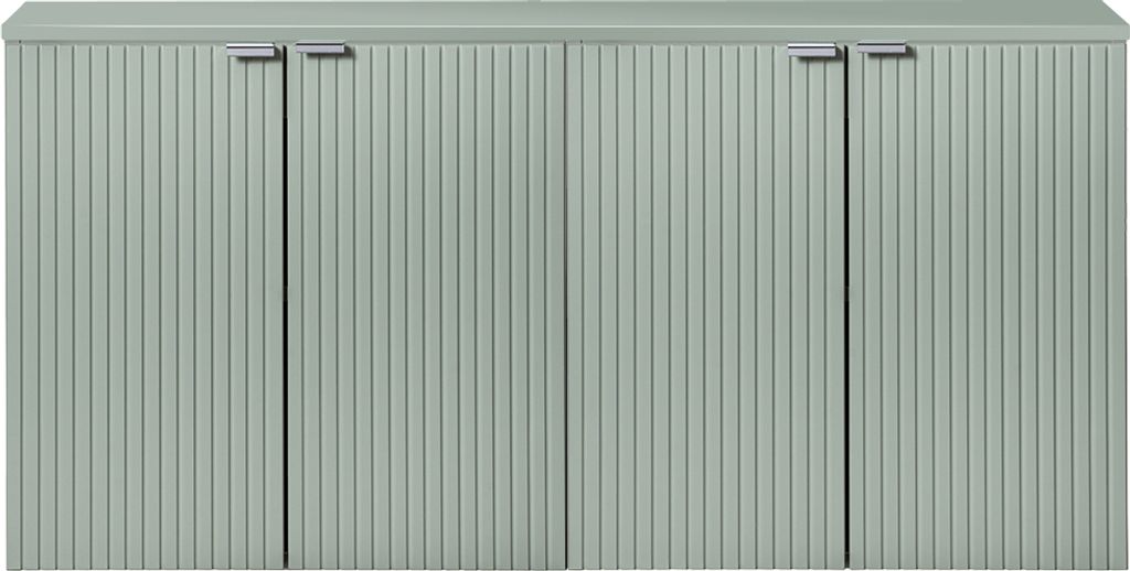 Doppel-Waschtischunterschrank 120cm, grün, NEWPORT-56-GREEN